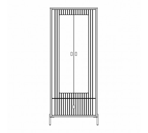 Шкаф комбинированный в гостиную Люксор МН-042-02