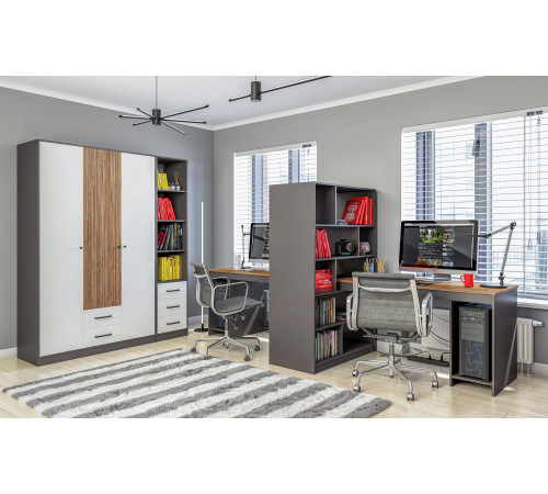 Трехстворчатый шкаф Мальма МН-135-04