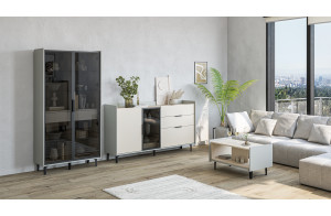 Гостиная Модена Металл Лунный Камень/Жемчуг