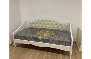 Односпальная кровать Анджелика MUR-115-01/1 с каретной стяжкой