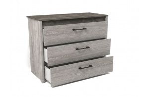 Комод малый NEW, Денвер Риббек серый