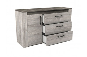 Комод  Денвер Риббек серый
